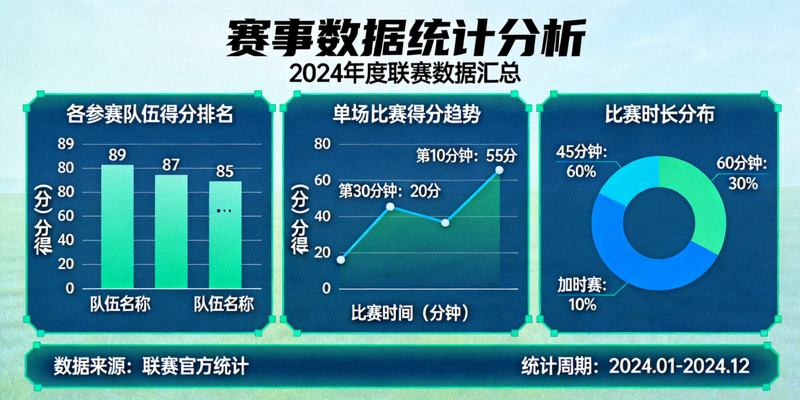 赛事数据统计分析图表展示